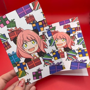 Spion Geburtstag Danke, Karte, Geschenk 4 x 6 oder 5 x 7 Anime Urlaub Grußbild