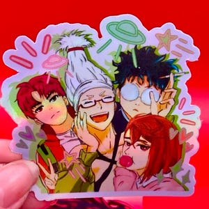 Dan Sticker Gift Holographic Waterproof  - For Water bottles, Phones, Tablets, Laptops holiday