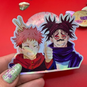 JJK Brothers Anime Sticker: Holographic Waterproof Gift
