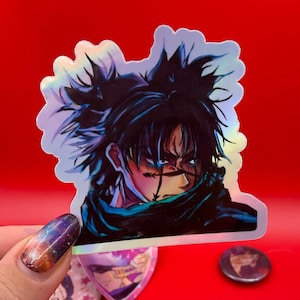 Chos0 Jujutsu Anime JJK Sticker Gift Waterproof Holographic  for Water bottles, Phones, Tablets