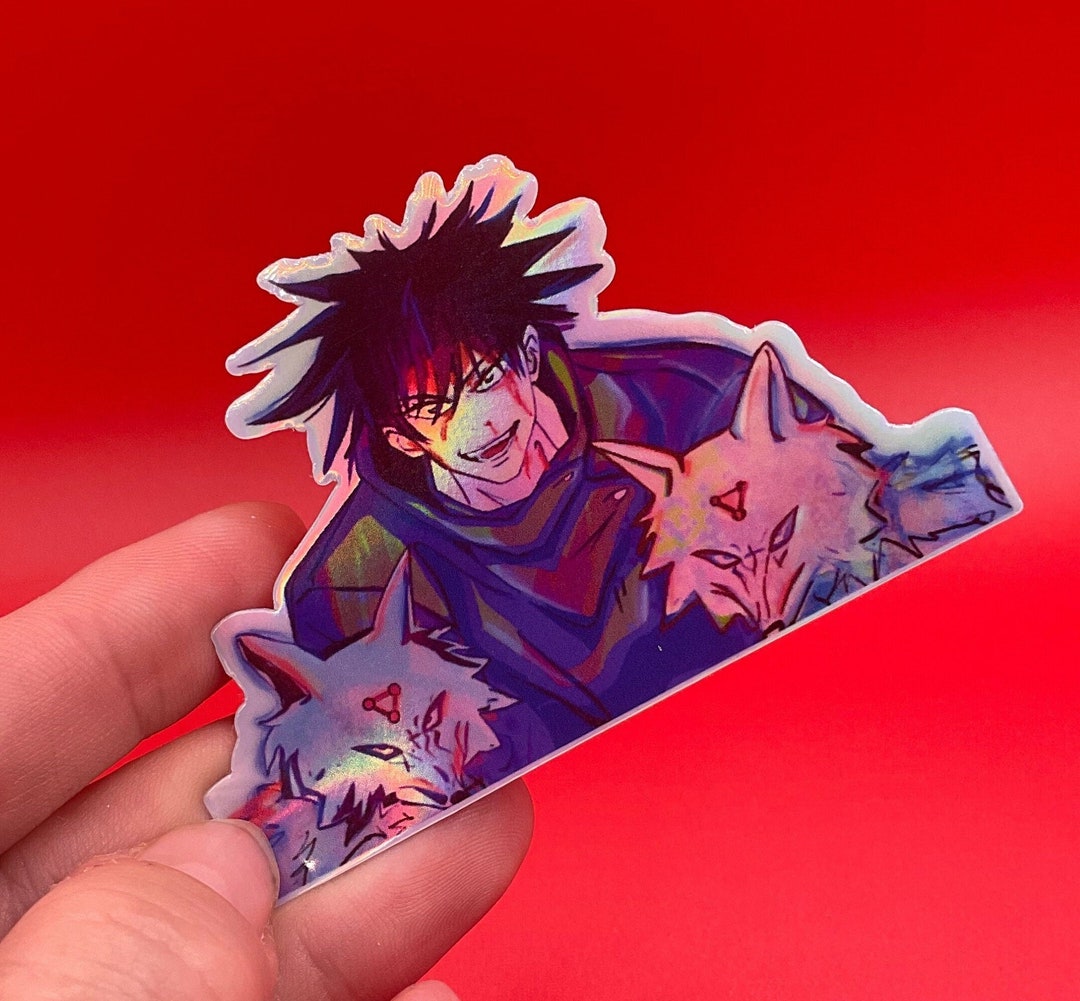 Jujutsu Anime JJK Sticker Gift Decal Waterproof Holographic for Water ...