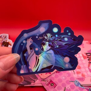 Anime A. Pamiętniki Naklejka Prezent Wróżka Wodoodporna Holograficzna Naklejka na Butelki na wodę Telefony Laptopy Wakacje