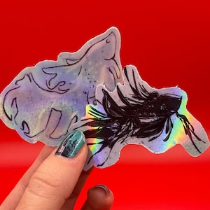 Jujutsu Anime Beta Fisch Goj0 Get0 JJK Aufkleber Geschenk Set Holographisch Wasserdicht Wasserflaschen, Telefone, Tablets GiftHoliday