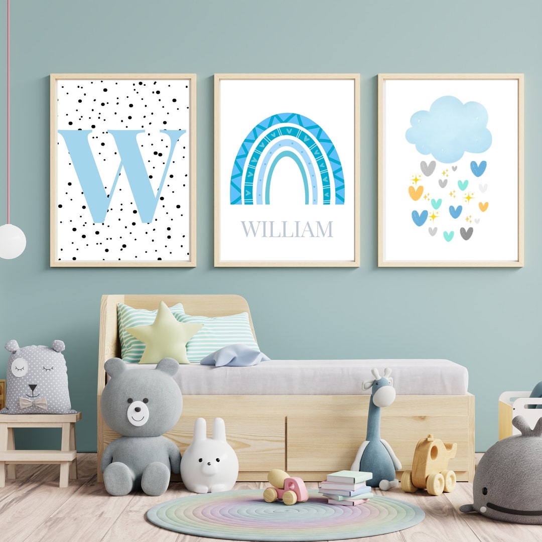 Personalised Baby Room Pictures Posters Decor Wall Art Print ...