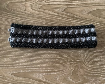 Calentadores de orejas con diadema de crochet