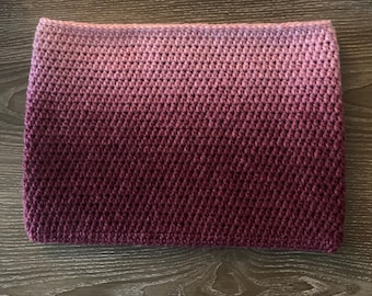 Funda para portátil de 13 pulgadas en color rojo y rosa claro (tamaño personalizable disponible)