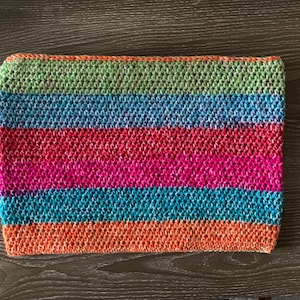 Vibrant multicolor laptop sleeve 13” (customizable sizing available)