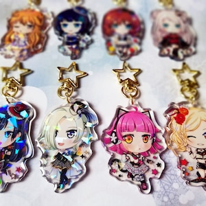 Love Live! - 2.5" Nijigasaki Holographic Charms