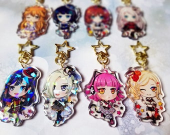 Love Live! - 2.5" Nijigasaki Holographic Charms