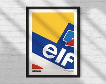 Williams FW14B F1 Car Livery Poster Print | 1992 British Grand Prix | Nigel Mansell | Wall Art Gift | Illustration Framed and Unframed