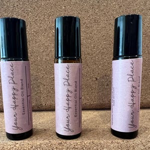 Essential Oil Roller Blend, Self Care, Spa Gift, Natural perfume roll-on, Aromatherapy gift, Happy blend, Natural Remedy