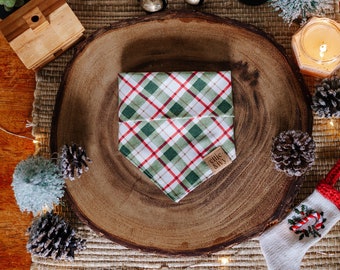 Holly Jolly Plaid Dog/Cat Bandana