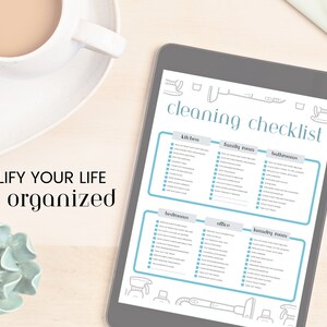 Simple Cleaning Checklist, Easy Cleaning List, Deep Cleaning Checklist, Cleaning Printable, Printable Cleaning List, House Cleaning Schedule