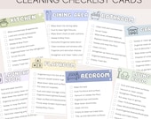 Kids Cleaning Cards, Cleaning Cards, Family Cleaning List, Cleaning Printable, Printable Cleaning List, Planner Cleaning List, Chore Cards