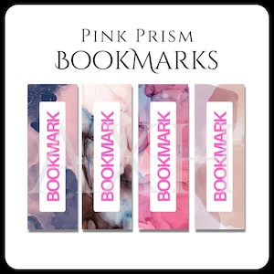 Abstract Bookmarks Set of 4-Cute Patterned Bookmark-Books Accessories-Bookish Gifts-Aesthetic Bookmarks-Printable Bookmarks-Instant Download