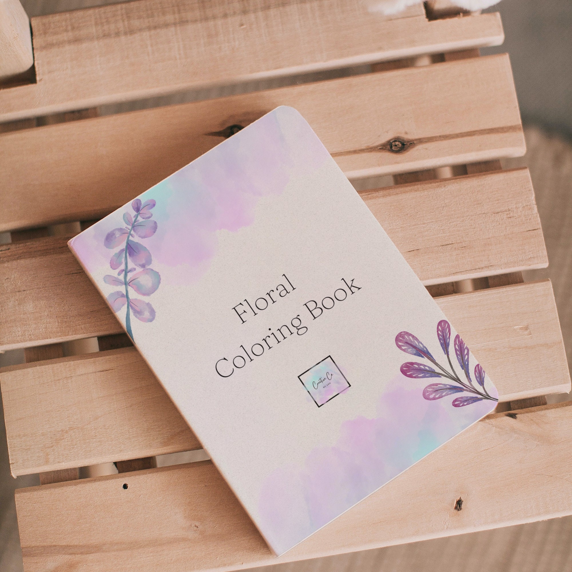 Floral Coloring Book -flower Coloring Pages - Printable - Digital ...