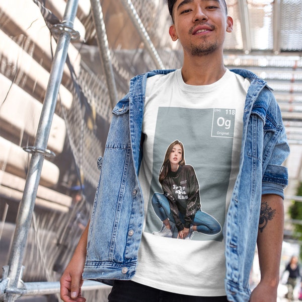 Cute Asian Girl Graphic T-Shirt | Streetwear | Street Elements Collection 1 of 6 | Men's Lightweight Fashion Tee