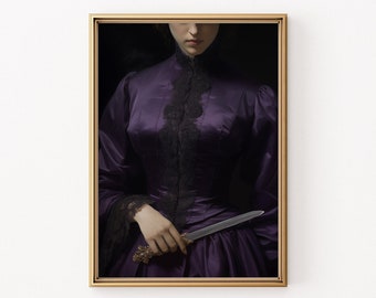 Irene Adler Door Aurelia Sol | Sherlock Holmes-poster | Literaire galerijset | Trendy prints en vintage print retro kunst aan de muur