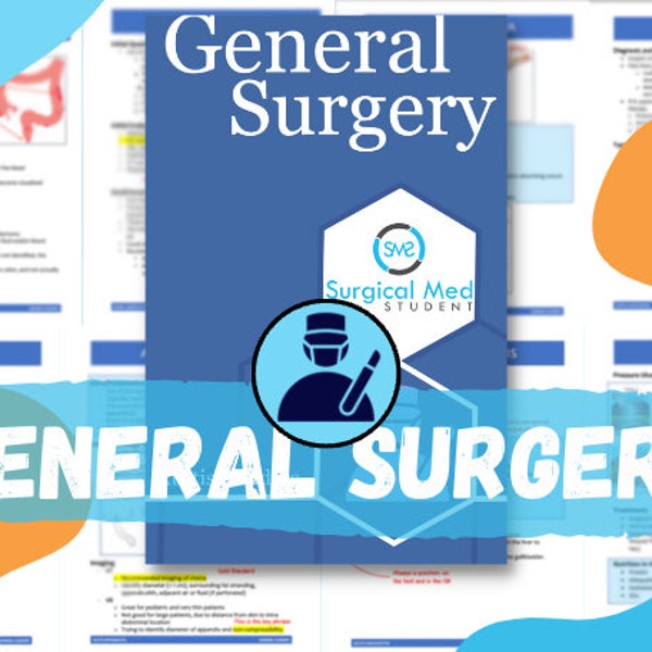 General Surgery Study Guide: Ultimate Review Guide for Medical Students, Residents, Nurses, PA's, and NP's