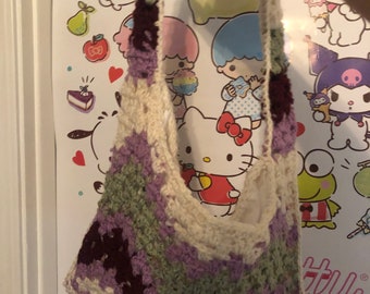 PATTERN // Crochet Zigzag Bag