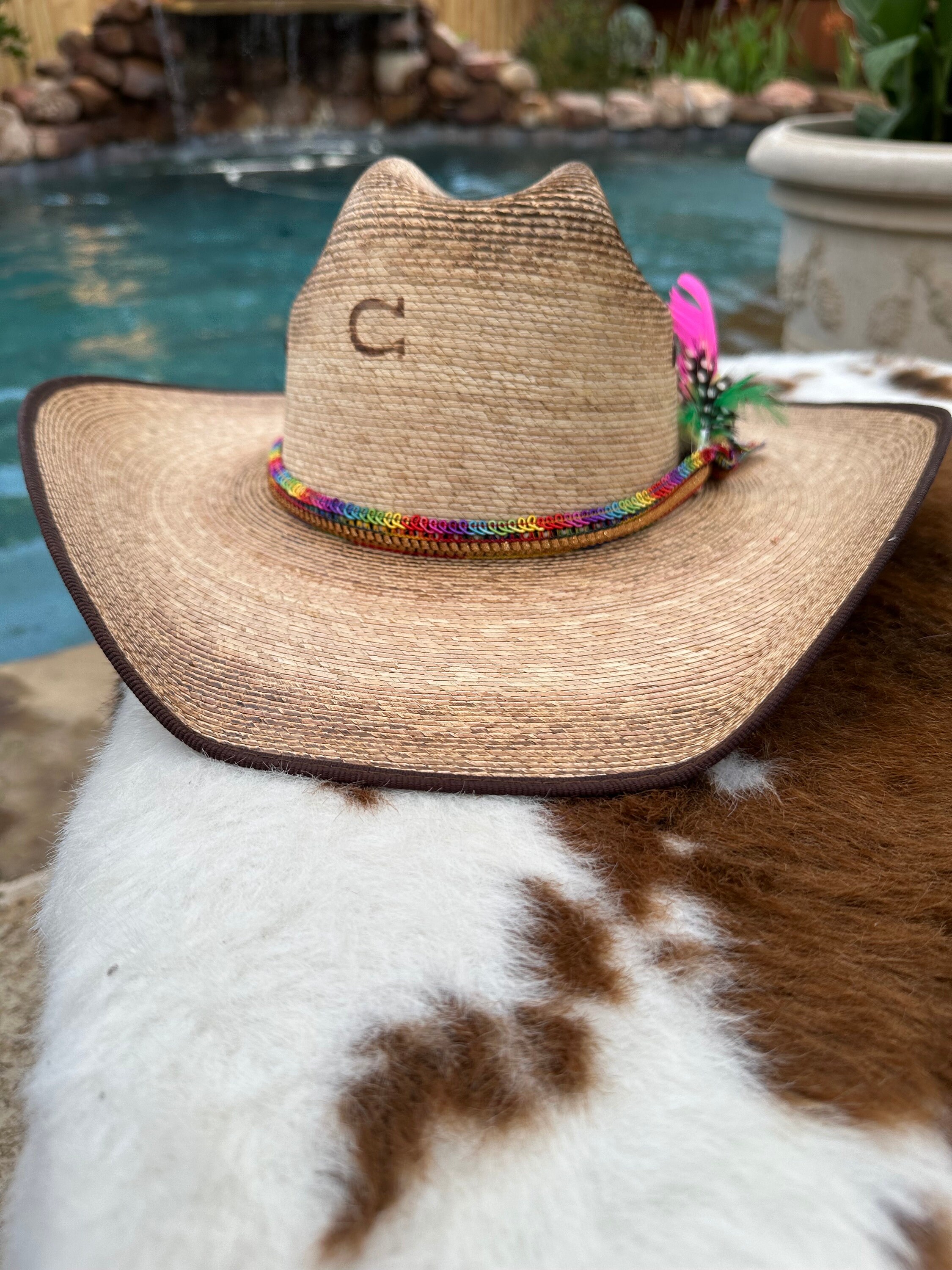 Charlie 1 Horse Hats Highway Bordeaux 3 3/4 bord pour femme, bourgogne