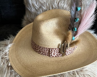 Too Hot To Handle - FLASH SALE PRICE - Rare, One of a Kind Charlie One Horse Straw Hat