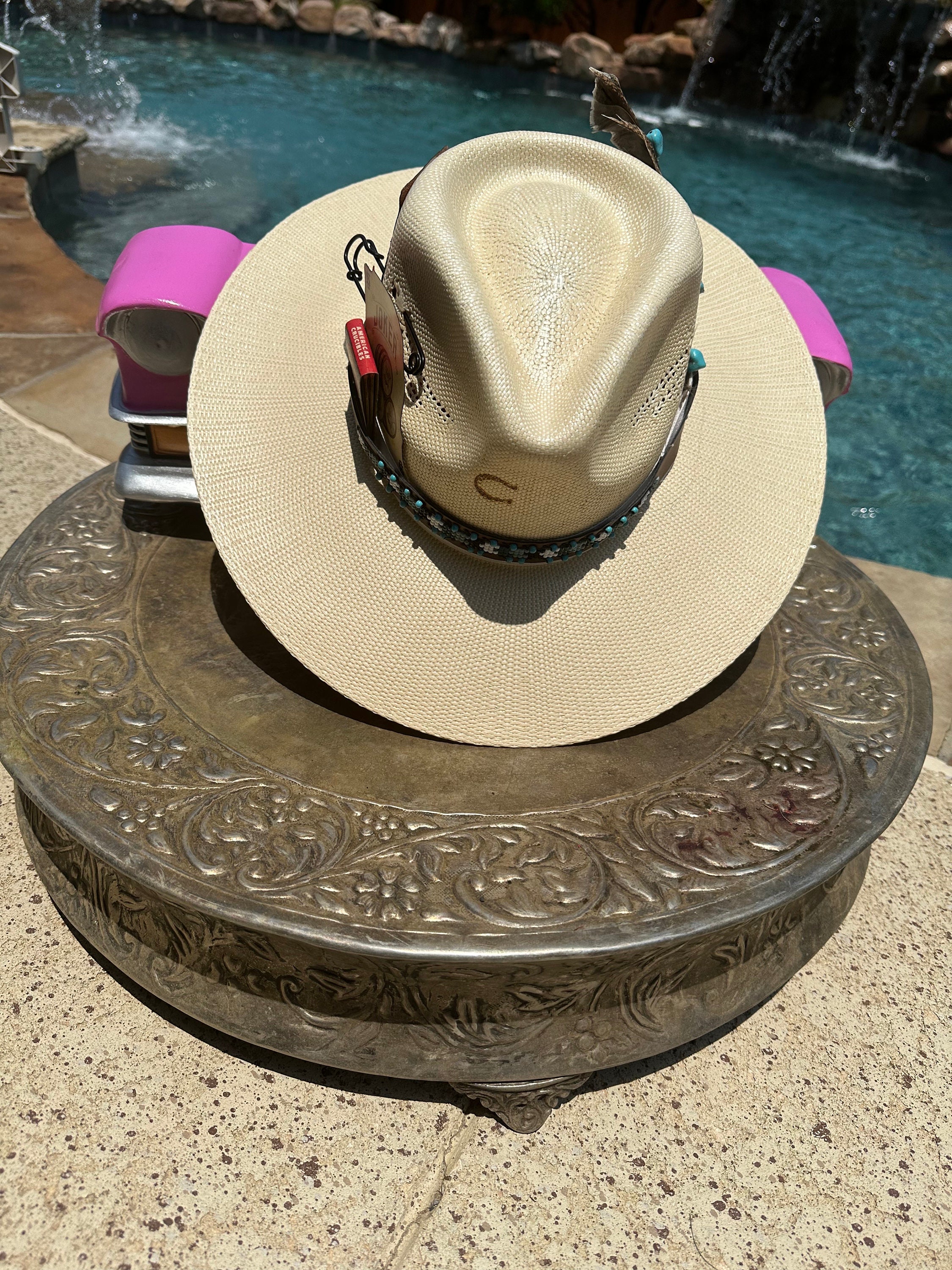 Carly - Straw Cowboy Hat main image 1