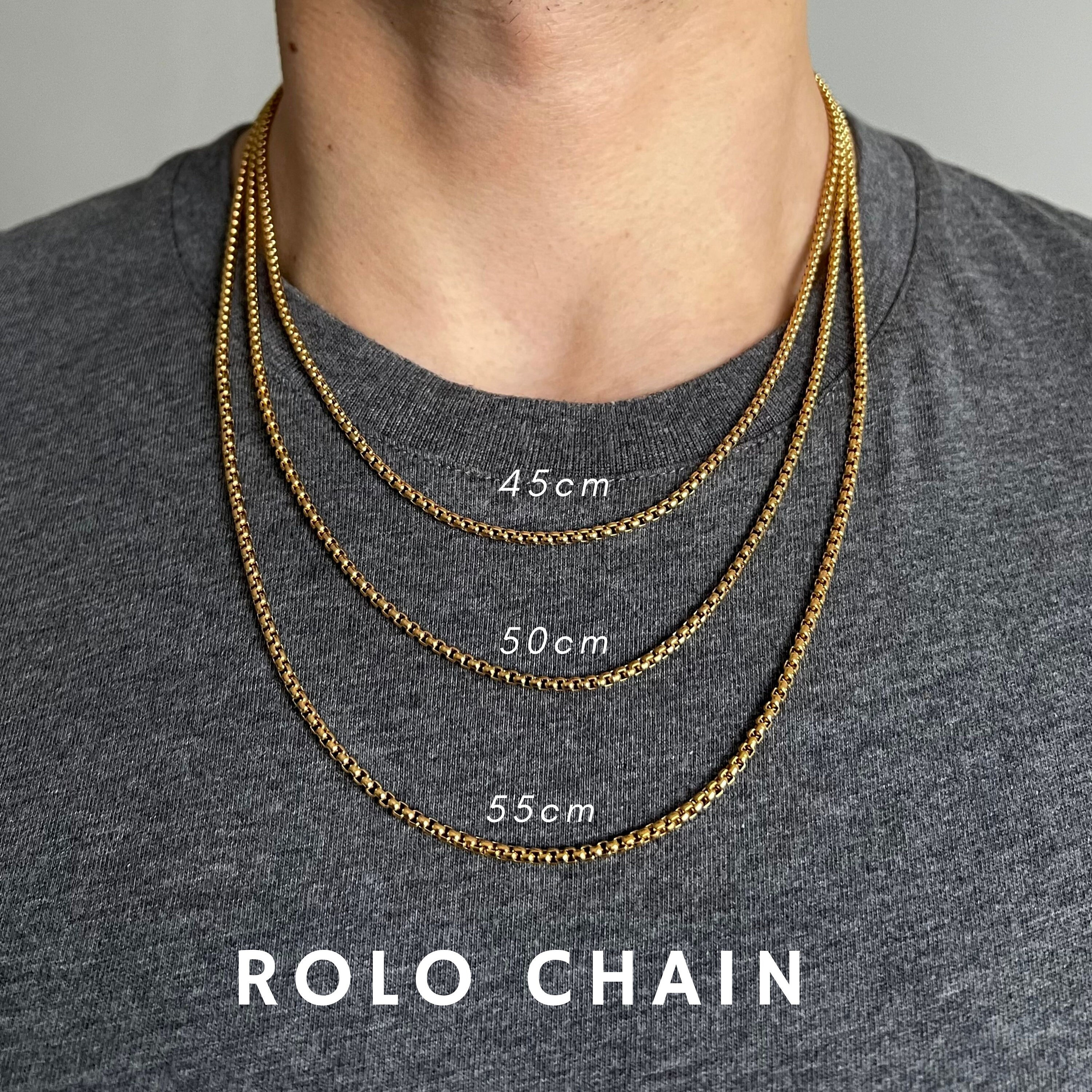 45cm chain on neck discount