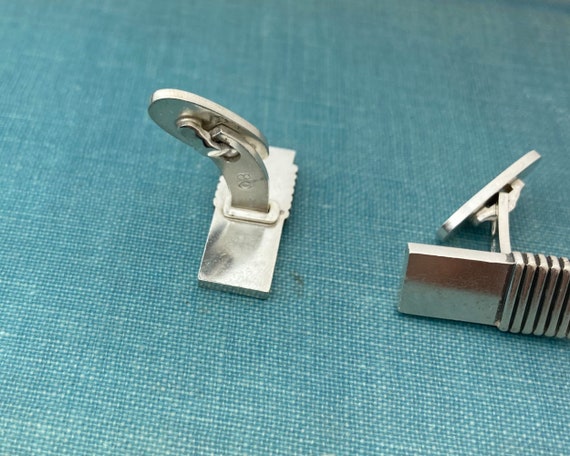 Georg Jensen Sterling Silver Cuff Links - image 4