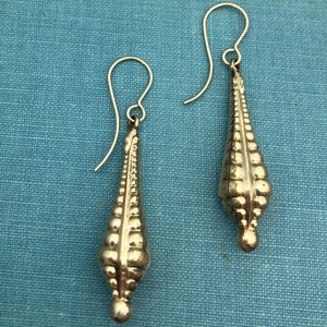 Vintage Drop Earrings Gold Filled 2 Inches Long With New Ear Wires