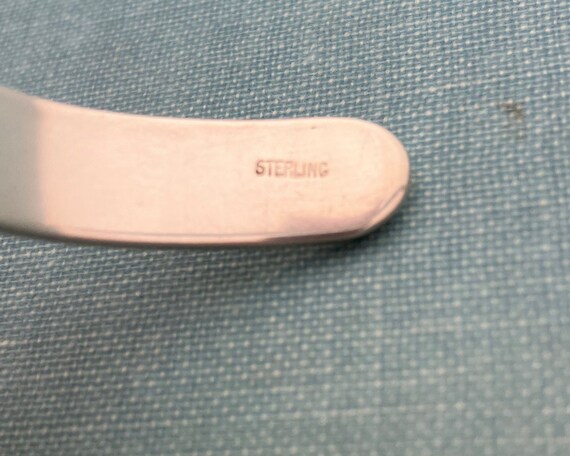 Designer Solid Sterling Silver Link Bracelet with… - image 5