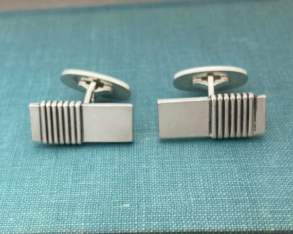 Georg Jensen Sterling Silver Cuff Links - image 1