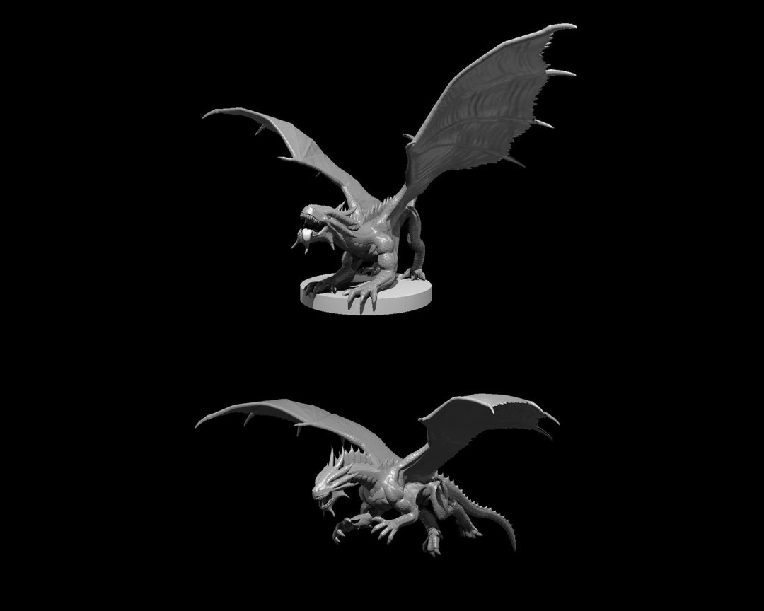 Bronze Dragon Wyrmling Miniature for Dnd Pathfinder and Other Etsy