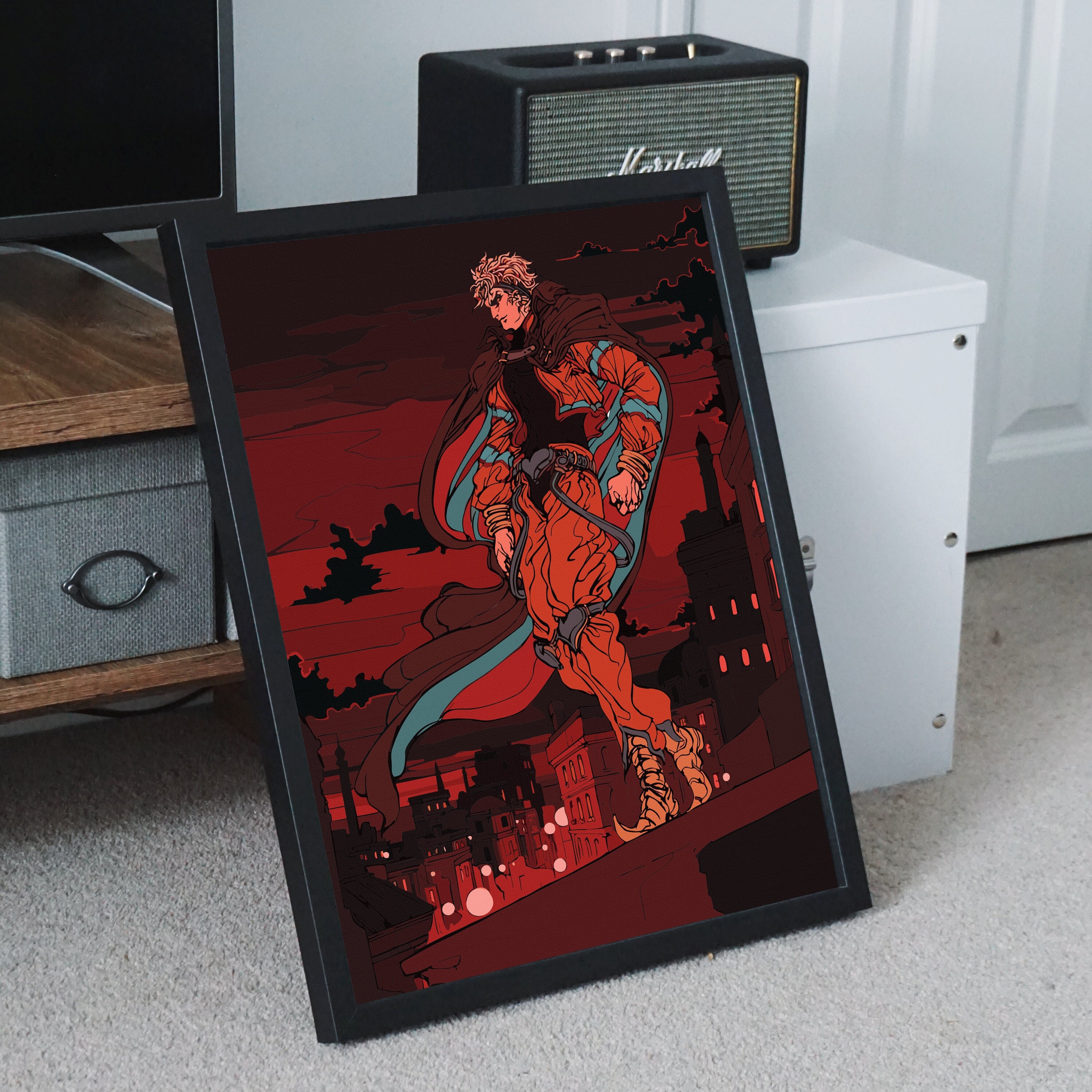 Trends International Jojo's Bizarre Adventure - Jotaro Kujo Framed