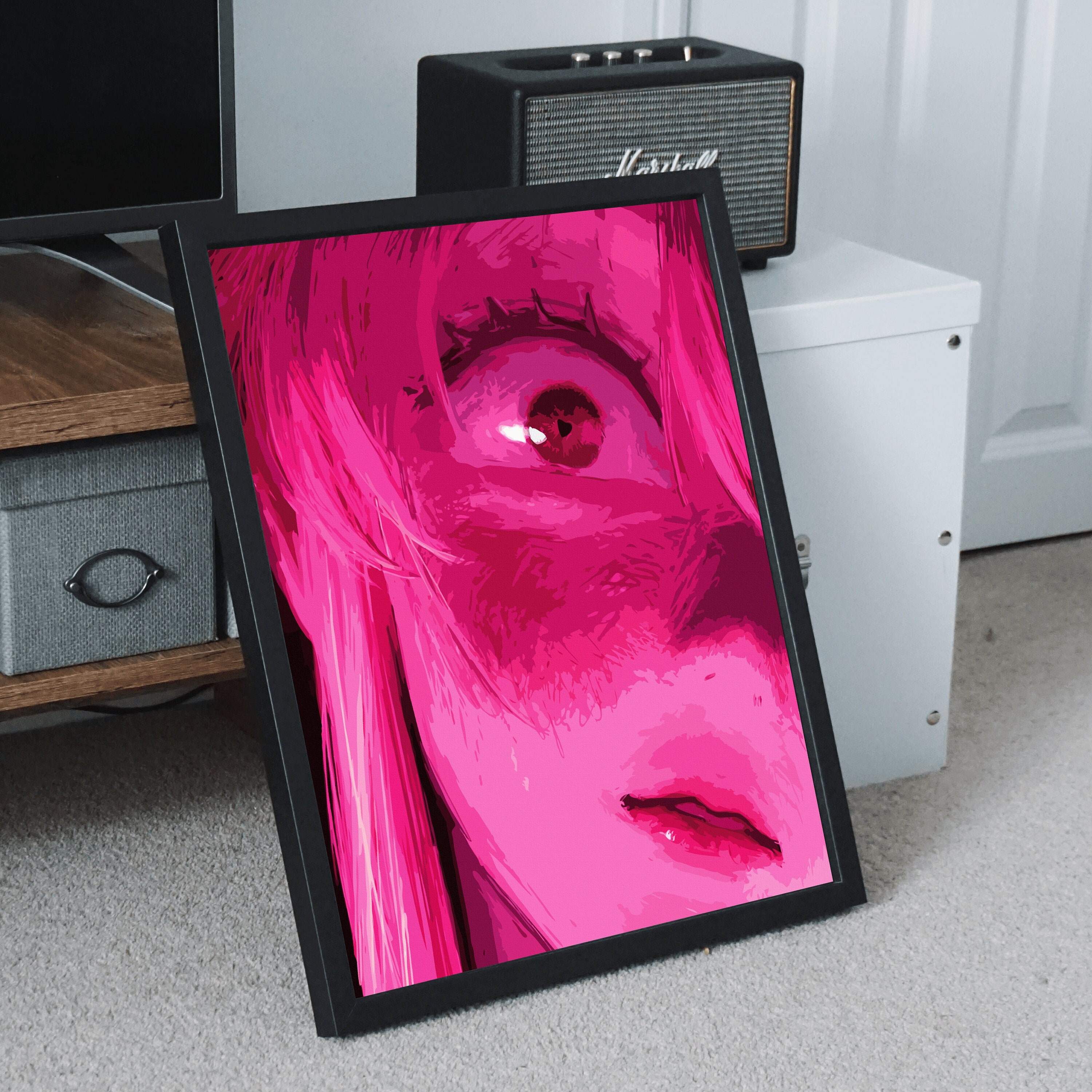 Quadro Decorativo A4 Anime Mirai Nikki