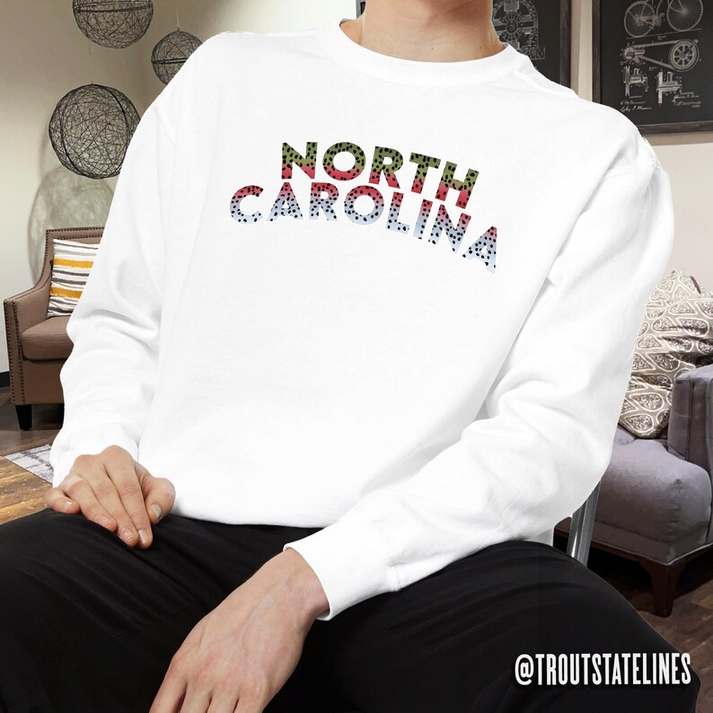 Comfort Colors Sweat
Fly Fishing Shirt
NC Vacation Apparel
NC Travel Sweatshirt
Trout Sweatshirt
North Carolina Trout
Soft Cotton Sweats
NC Brook Trout
NC Travel Souvenir
Trout Fishing Shirt
Comfy Sweatshirt NC
Carolina Brown Trout
Carolina Fishing