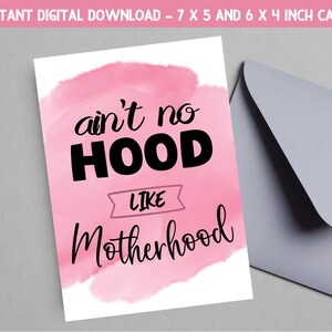 Mothers Day Card Printable, Happy Mothers Day Card, Mother&#39;s Day Card, Digital Download
