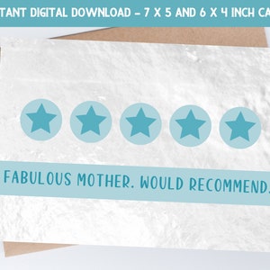 Mothers Day Card Printable, Mothers Day Card, Funny Mothers Day Card, Mothers