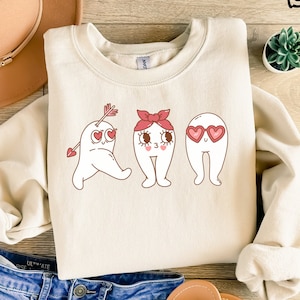 The Fresno Nightcrawlers Sweatshirt, Fresno Nightcrawler Shirt, Cute Mythical Creature Shirt, Funny Valentines Shirt, Valentines Sweatshirt image 1