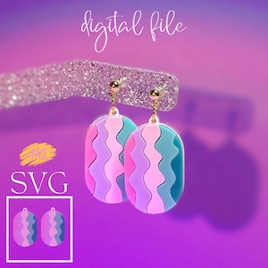 Pendientes Retro SVG