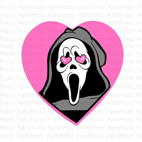 Scream SVG , PNG and JPEG Digital Files | Nyc | Cricut Cut File | Horror Movie | Groovy | Retro | Wavy | Sublimation | Cup | 6 | Heart