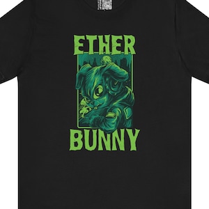 Ether Bunny T-Shirt: Spooky Halloween Chemistry Humor Tee