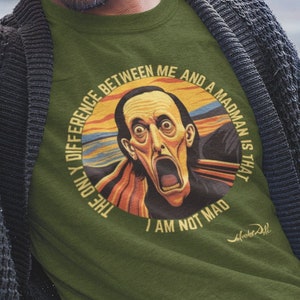 Dali Scream Shirt: Funny Art History Tee - Surrealist Humor