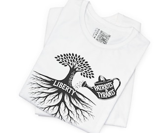 Liberty Tree T-Shirt: Shays Rebellion, Thomas Jefferson Quote, Gardening Tee