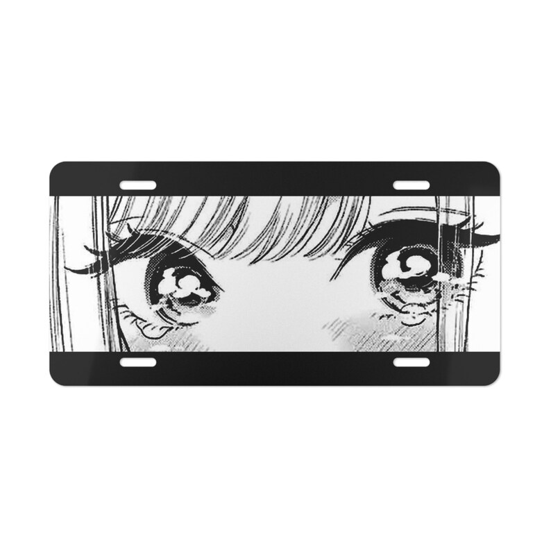 Anime Vanity Plate Etsy