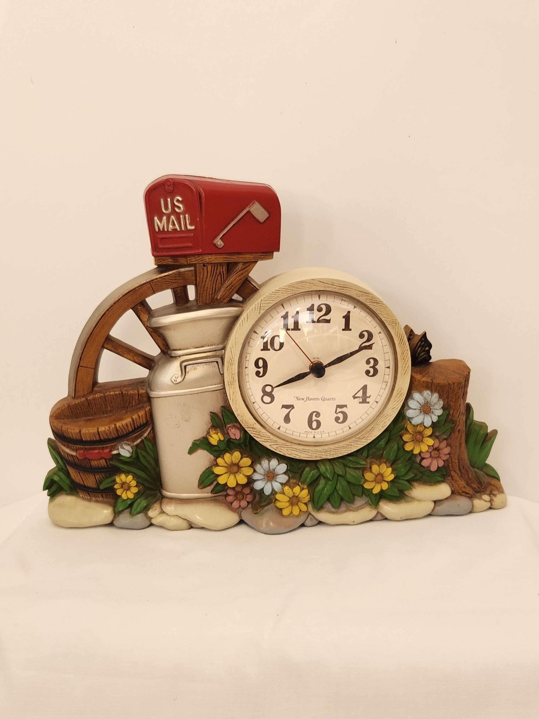 Vintage Burwood Wall Clock - Etsy