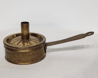 新品　ヴィンテージ 　デンマーク製 トランペット　 真鍮 　キャンドルホルダー 北欧 デンマーク 1950's トランペット キャンドルホルダー