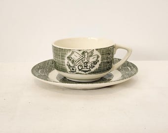 1960 年代のヴィンテージ ビクトリア朝様式の磁器製ティーセット