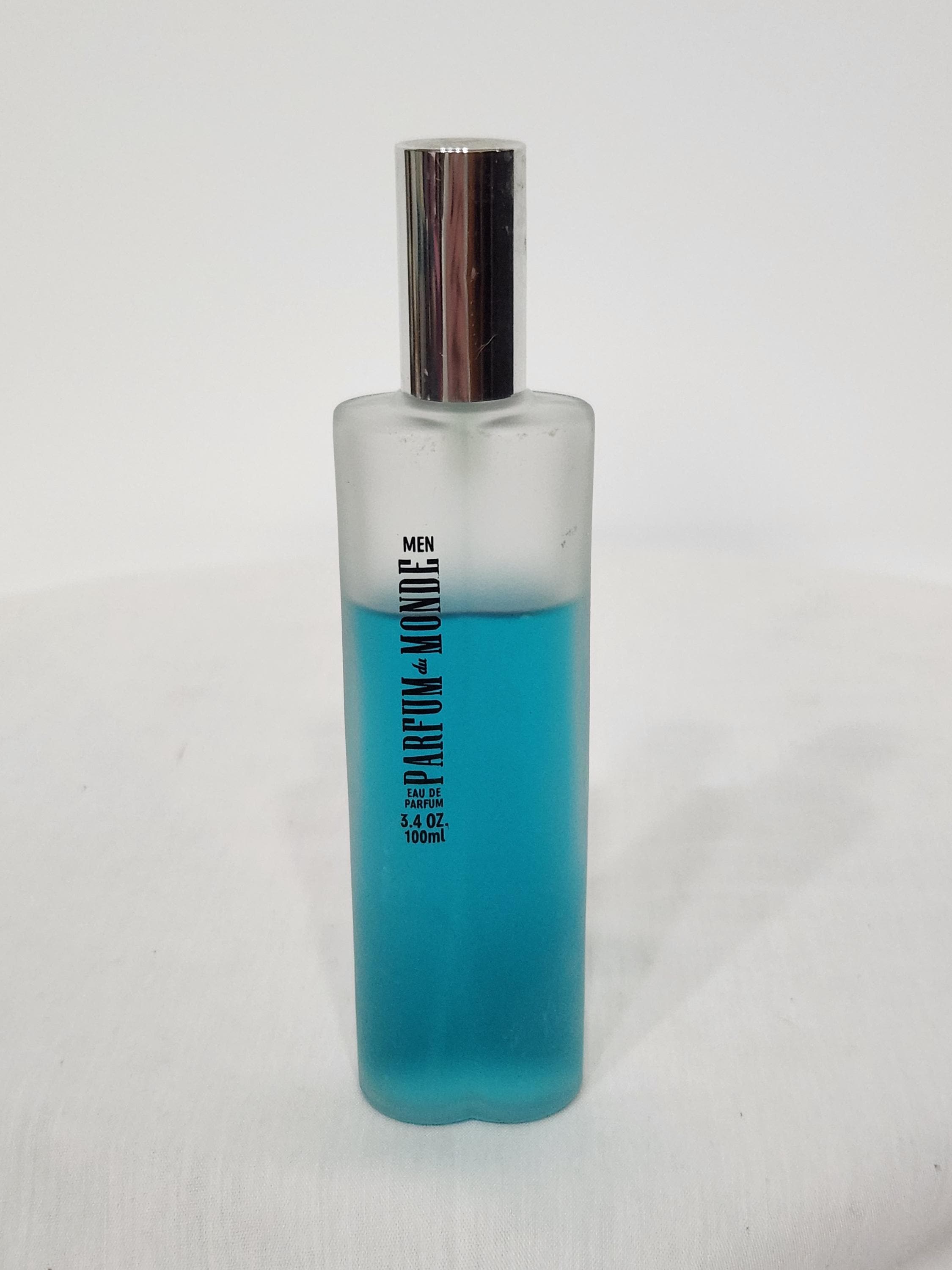 Parfum Du Monde for Men, Eau De Parfum, 3.4 Oz, Approx 75% Full