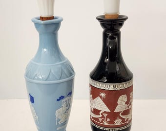 1960s Jim Beam Empty Bourbon Whiskey Egyptian Urn Decanter, 1961